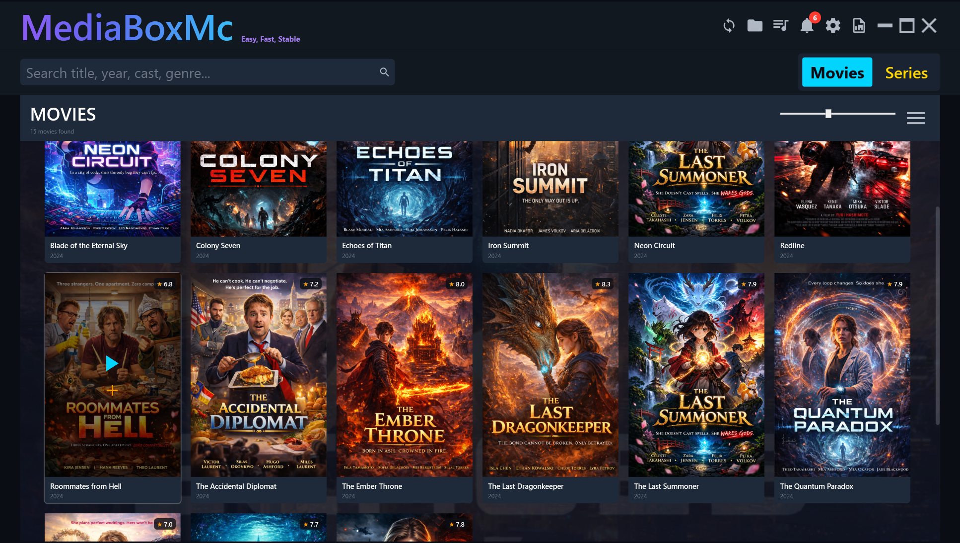 MediaBoxMC - Library