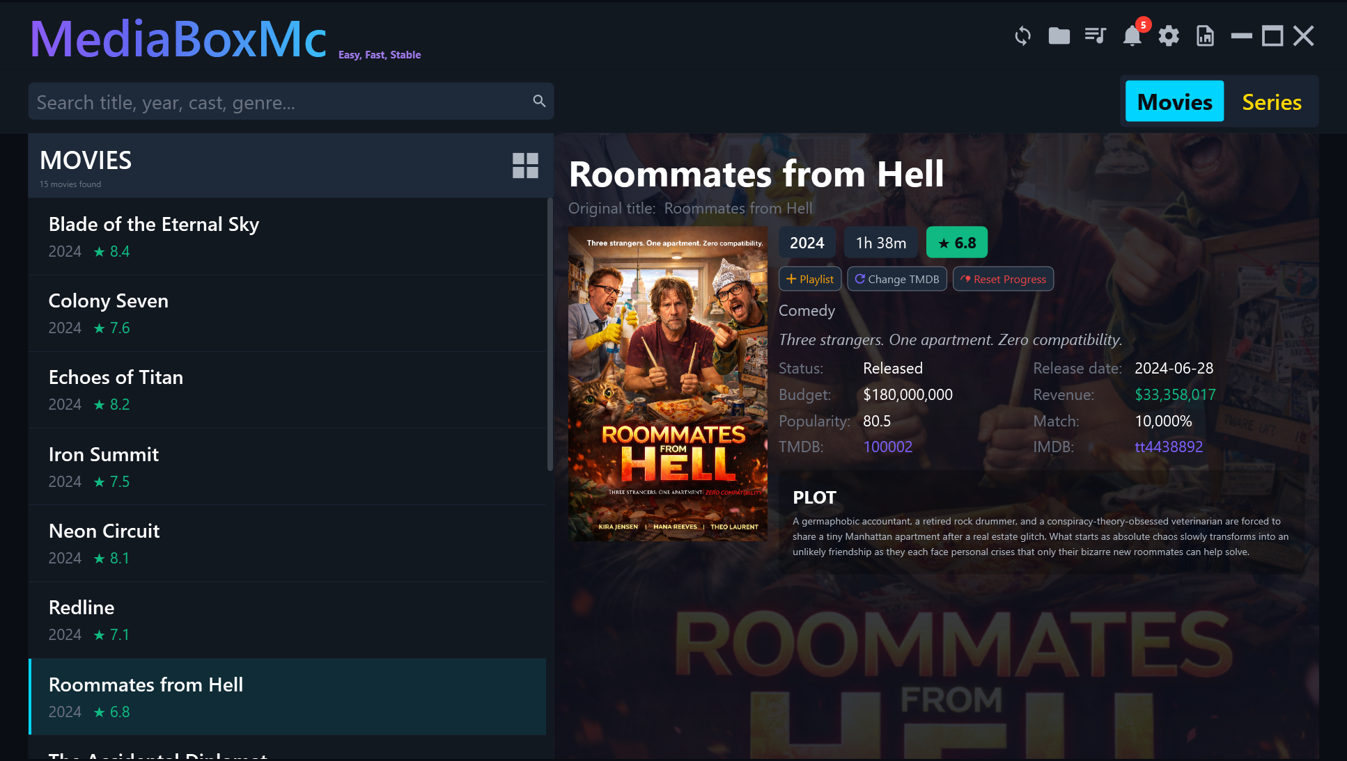 Libreria Film e Serie TV